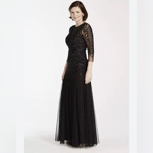 Adrianna Papell sequined gown